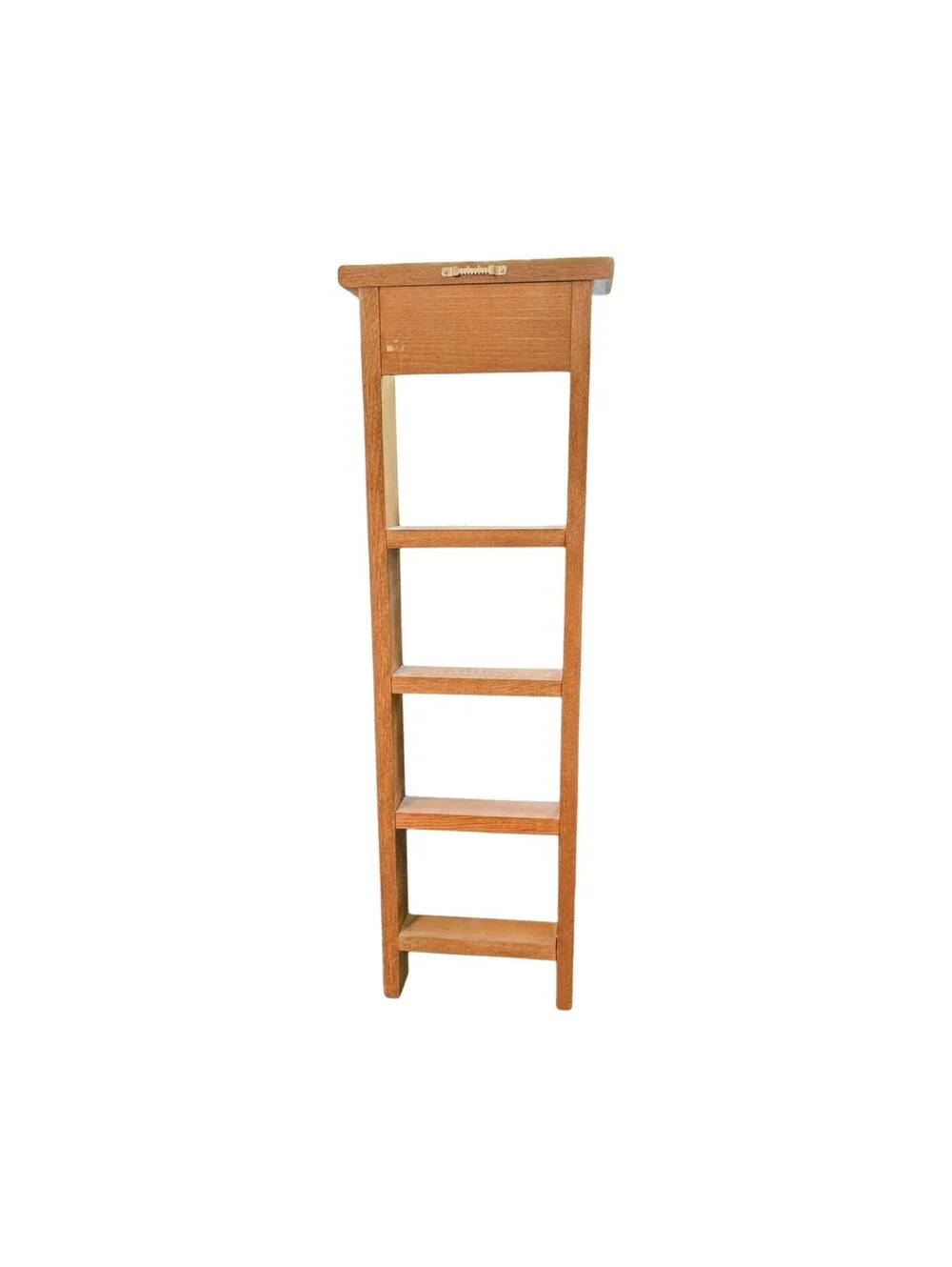 Tall Wood Ladder Trinket Shelf with Pegs